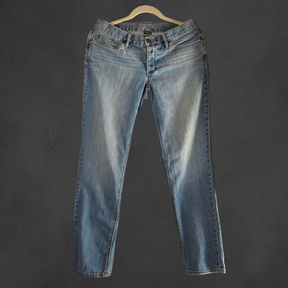 EDDIE BAUER Light Wash Straight Leg Button Up Jeans sz 2 - Picture 7 of 7